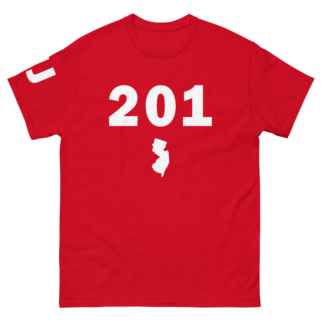 201 Area Code Men's Classic T Shirt