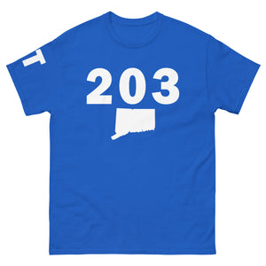 203 Area Code Men's Classic T Shirt