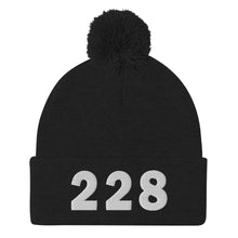 Load image into Gallery viewer, 228 Area Code Pom-Pom Beanie