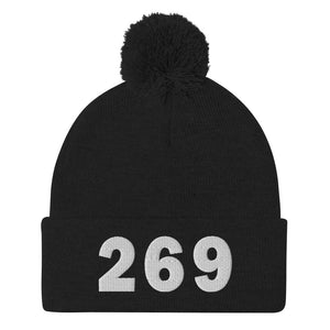 269 Area Code Pom-Pom Beanie