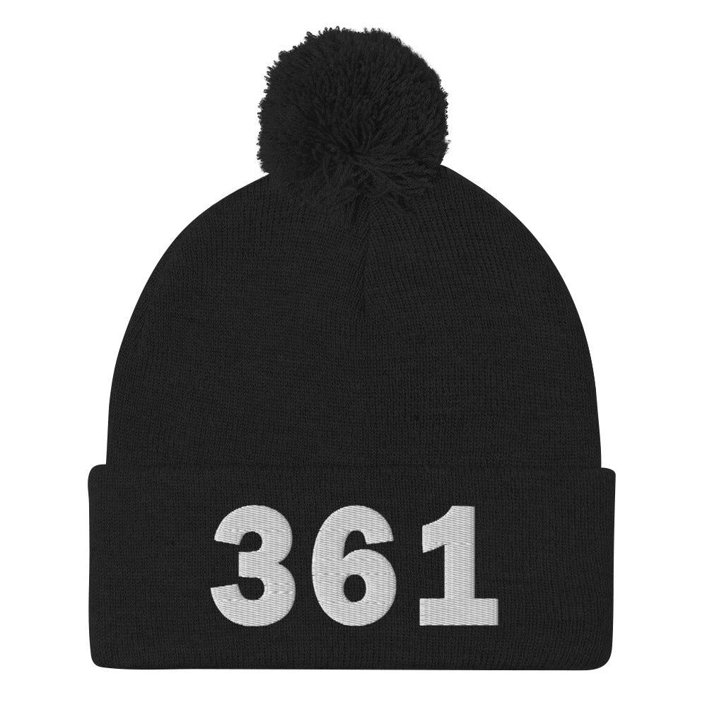 361 Area Code Pom-Pom Beanie