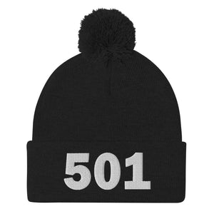 501 Area Code Pom-Pom Beanie