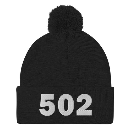 502 Area Code Pom-Pom Beanie