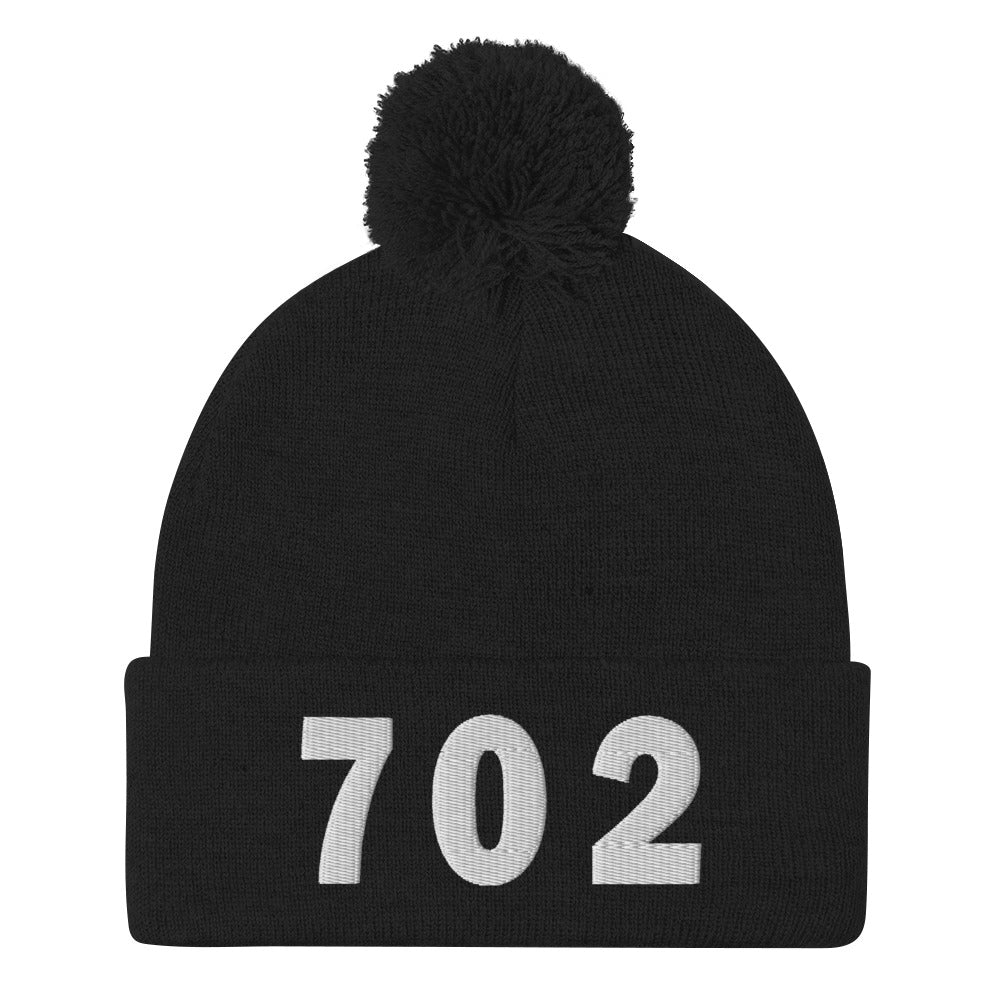 702 Area Code Pom-Pom Beanie