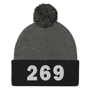 269 Area Code Pom-Pom Beanie