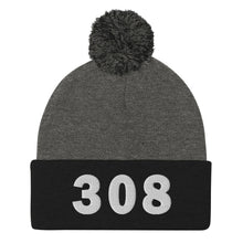 Load image into Gallery viewer, 308 Area Code Pom-Pom Beanie