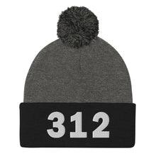 Load image into Gallery viewer, 312 Area Code Pom-Pom Beanie