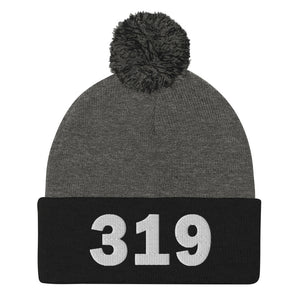 319 Area Code Pom-Pom Beanie