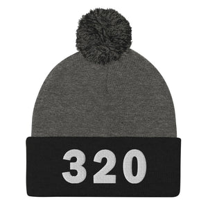 320 Area Code Pom-Pom Beanie