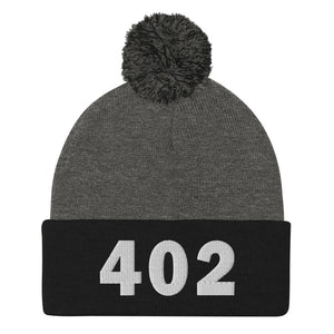 402 Area Code Pom-Pom Beanie