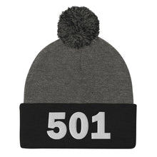 Load image into Gallery viewer, 501 Area Code Pom-Pom Beanie