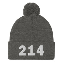 Load image into Gallery viewer, 214 Area Code Pom-Pom Beanie