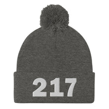 Load image into Gallery viewer, 217 Area Code Pom-Pom Beanie