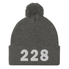 Load image into Gallery viewer, 228 Area Code Pom-Pom Beanie