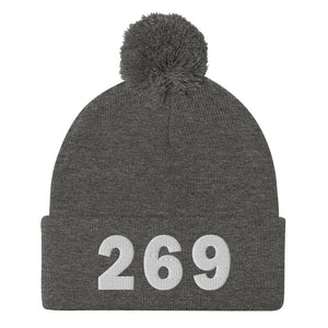 269 Area Code Pom-Pom Beanie