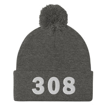 Load image into Gallery viewer, 308 Area Code Pom-Pom Beanie