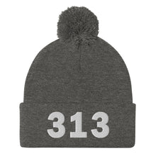 Load image into Gallery viewer, 313 Area Code Pom-Pom Beanie