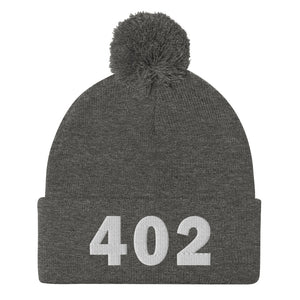 402 Area Code Pom-Pom Beanie