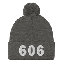 Load image into Gallery viewer, 606 Area Code Pom-Pom Beanie