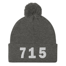 Load image into Gallery viewer, 715 Area Code Pom-Pom Beanie