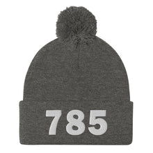 Load image into Gallery viewer, 785 Area Code Pom-Pom Beanie