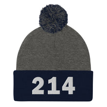 Load image into Gallery viewer, 214 Area Code Pom-Pom Beanie