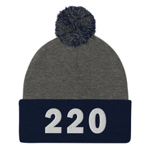 Load image into Gallery viewer, 220 Area Code Pom-Pom Beanie