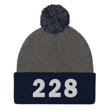 Load image into Gallery viewer, 228 Area Code Pom-Pom Beanie