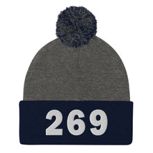 Load image into Gallery viewer, 269 Area Code Pom-Pom Beanie