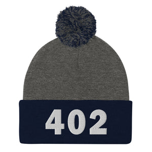 402 Area Code Pom-Pom Beanie