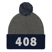 Load image into Gallery viewer, 408 Area Code Pom-Pom Beanie