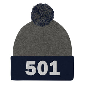 501 Area Code Pom-Pom Beanie