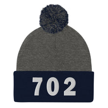 Load image into Gallery viewer, 702 Area Code Pom-Pom Beanie