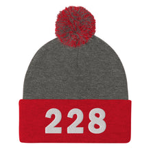 Load image into Gallery viewer, 228 Area Code Pom-Pom Beanie