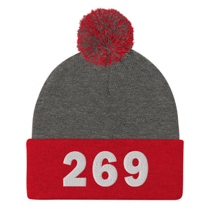 269 Area Code Pom-Pom Beanie