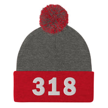 Load image into Gallery viewer, 318 Area Code Pom-Pom Beanie