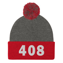 Load image into Gallery viewer, 408 Area Code Pom-Pom Beanie