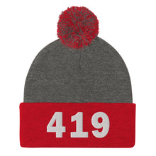 Load image into Gallery viewer, 419 Area Code Pom-Pom Beanie