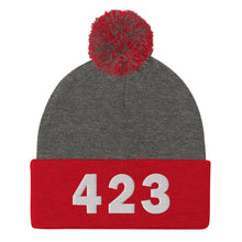 Load image into Gallery viewer, 423 Area Code Pom-Pom Beanie