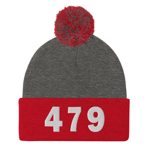 479 Area Code Pom-Pom Beanie