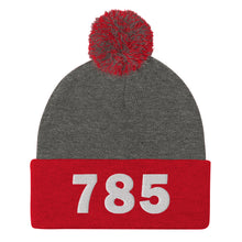 Load image into Gallery viewer, 785 Area Code Pom-Pom Beanie