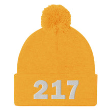 Load image into Gallery viewer, 217 Area Code Pom-Pom Beanie