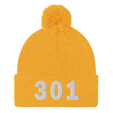 Load image into Gallery viewer, 301 Area Code Pom-Pom Beanie