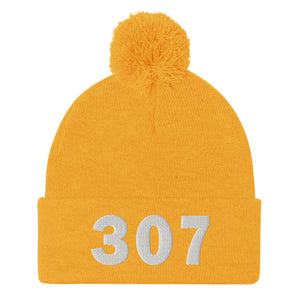 307 Area Code Pom-Pom Beanie