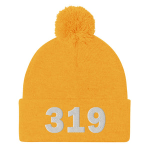 319 Area Code Pom-Pom Beanie