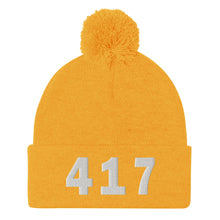 Load image into Gallery viewer, 417 Area Code Pom-Pom Beanie