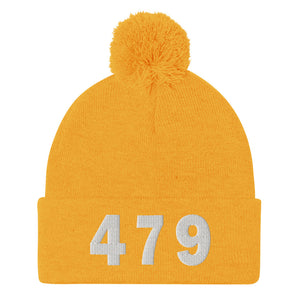 479 Area Code Pom-Pom Beanie