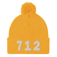 Load image into Gallery viewer, 712 Area Code Pom-Pom Beanie