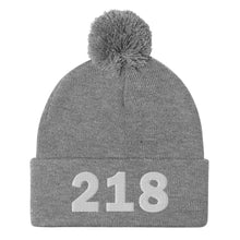 Load image into Gallery viewer, 218 Area Code Pom-Pom Beanie