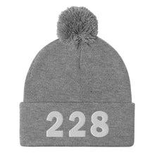 Load image into Gallery viewer, 228 Area Code Pom-Pom Beanie